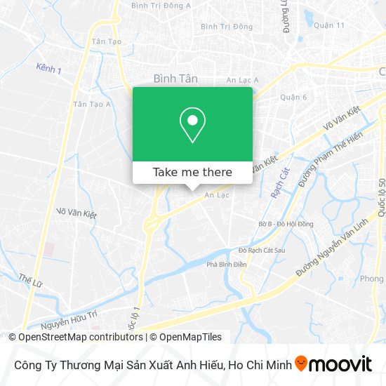 Công Ty Thương Mại Sản Xuất Anh Hiếu map