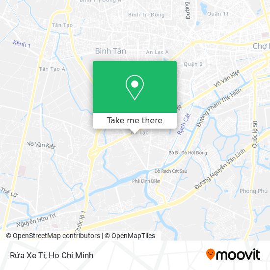 Rửa Xe Tí map