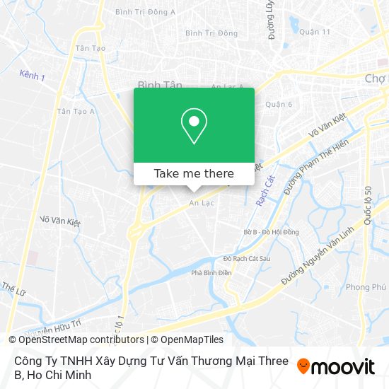 Công Ty TNHH Xây Dựng Tư Vấn Thương Mại Three B map