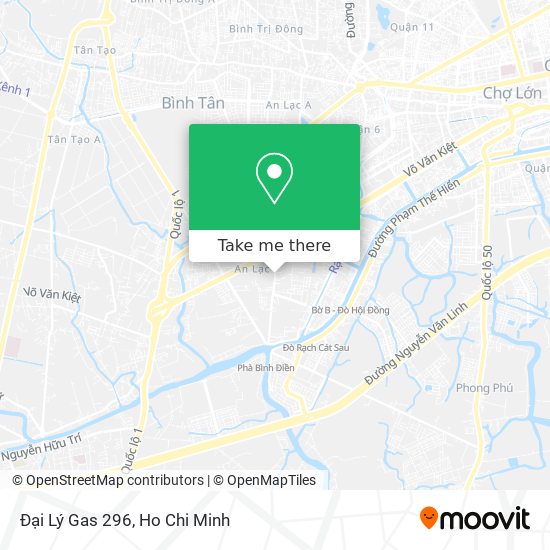 Đại Lý Gas 296 map