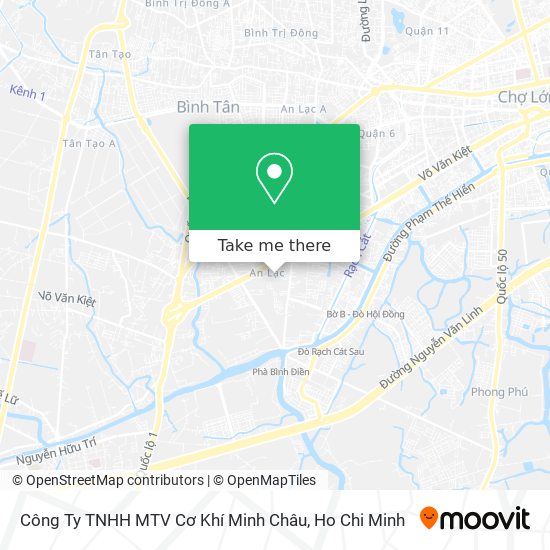 Công Ty TNHH MTV Cơ Khí Minh Châu map
