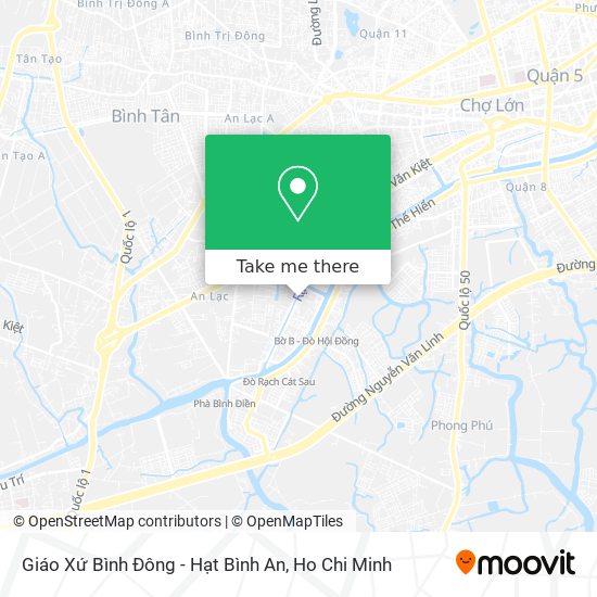 Giáo Xứ Bình Đông - Hạt Bình An map