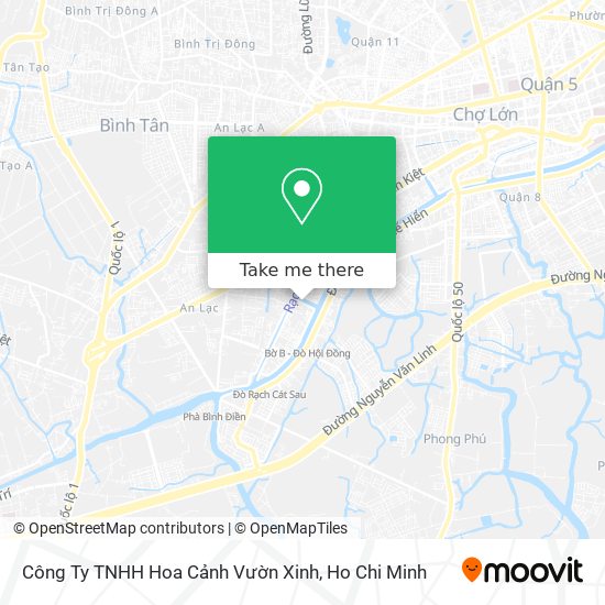 Công Ty TNHH Hoa Cảnh Vườn Xinh map