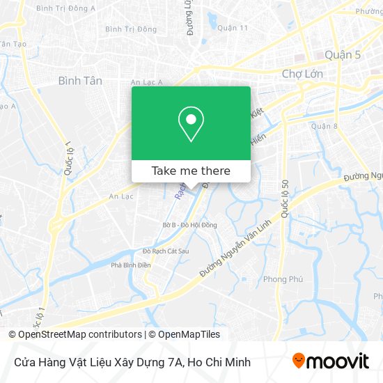 Cửa Hàng Vật Liệu Xây Dựng 7A map