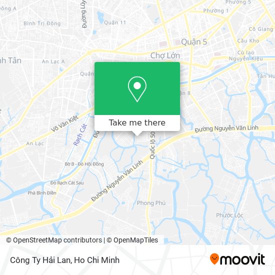 Công Ty Hải Lan map