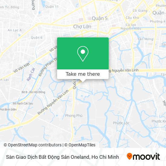 Sàn Giao Dịch Bất Động Sản Oneland map