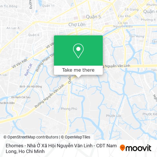 Ehomes - Nhà Ở Xã Hội Nguyễn Văn Linh - CĐT Nam Long map