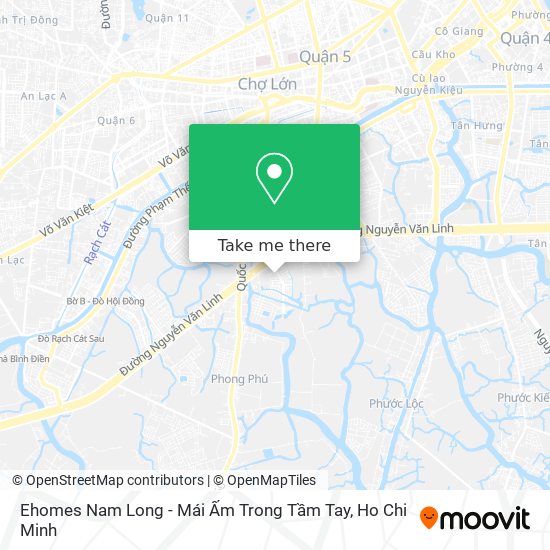 Ehomes Nam Long - Mái Ấm Trong Tầm Tay map