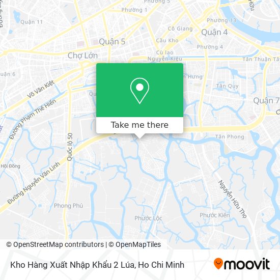 Kho Hàng Xuất Nhập Khẩu 2 Lúa map