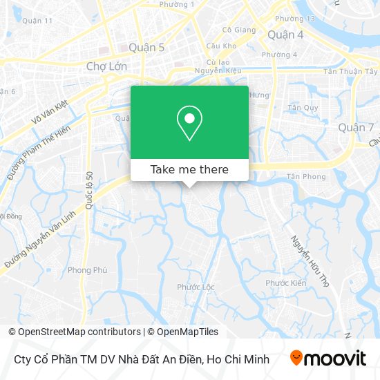 Cty Cổ Phần TM DV Nhà Đất An Điền map