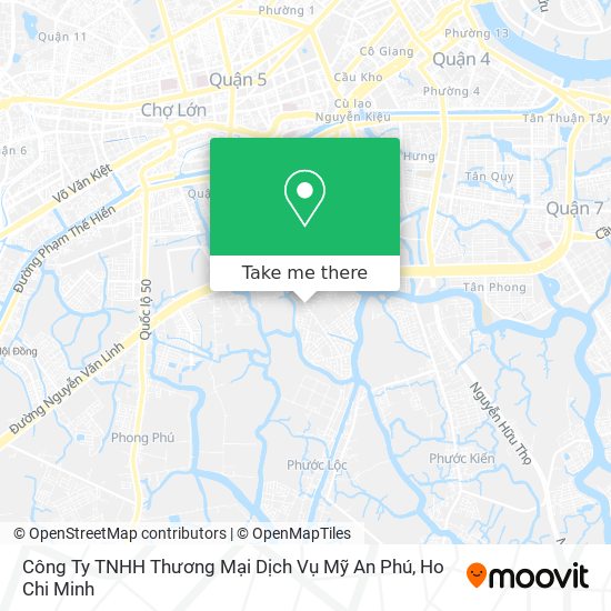 Công Ty TNHH Thương Mại Dịch Vụ Mỹ An Phú map