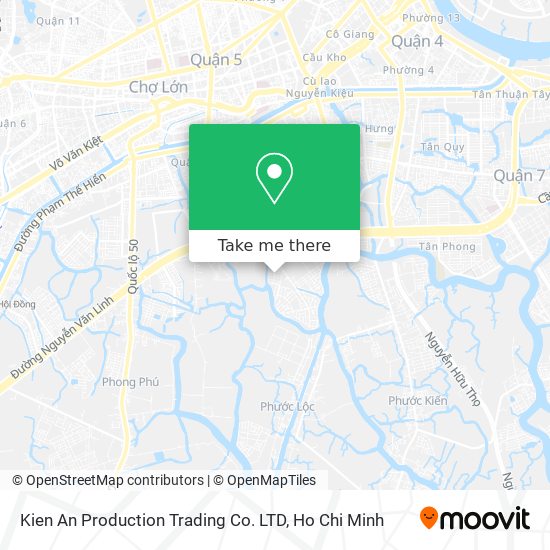 Kien An Production Trading Co. LTD map