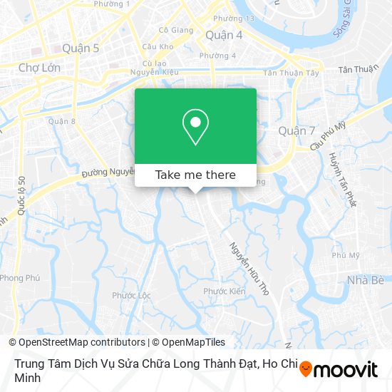 Trung Tâm Dịch Vụ Sửa Chữa Long Thành Đạt map