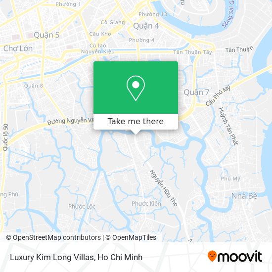 Luxury Kim Long Villas map