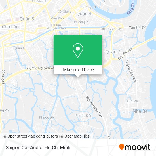 Saigon Car Audio map
