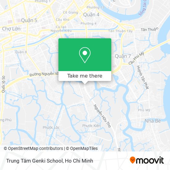 Trung Tâm Genki School map