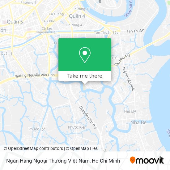 Ngân Hàng Ngoại Thương Việt Nam map
