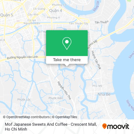 Mof Japanese Sweets And Coffee - Crescent Mall map