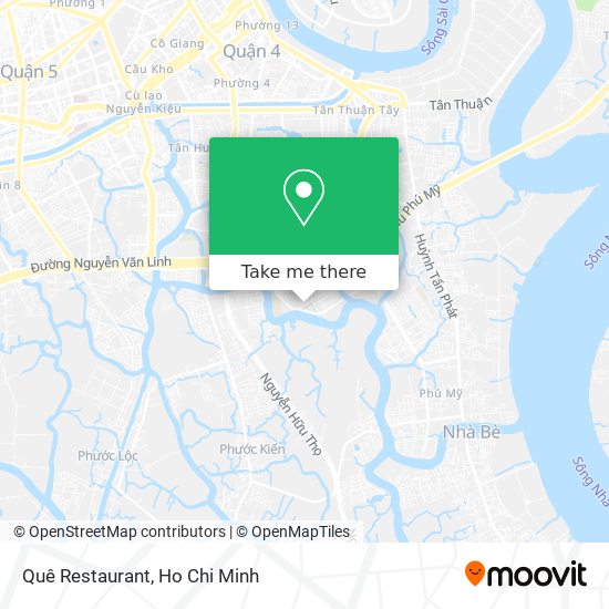 Quê Restaurant map