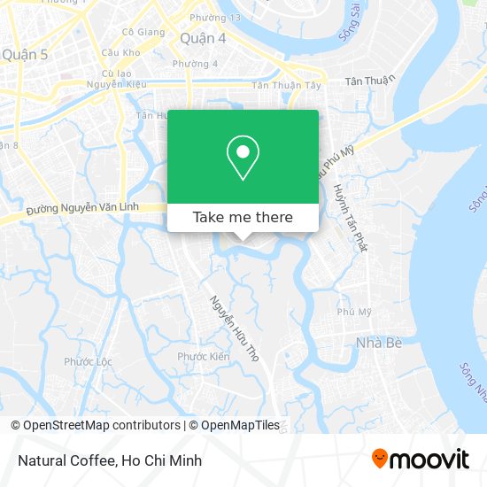 Natural Coffee map