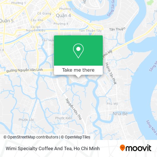 Wimi Specialty Coffee And Tea map