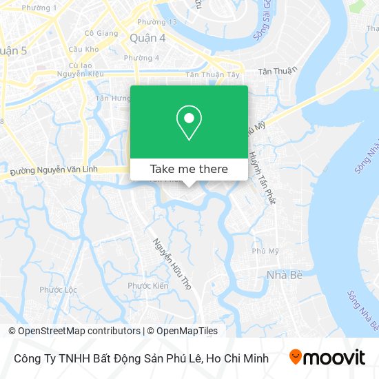 Công Ty TNHH Bất Động Sản Phú Lê map