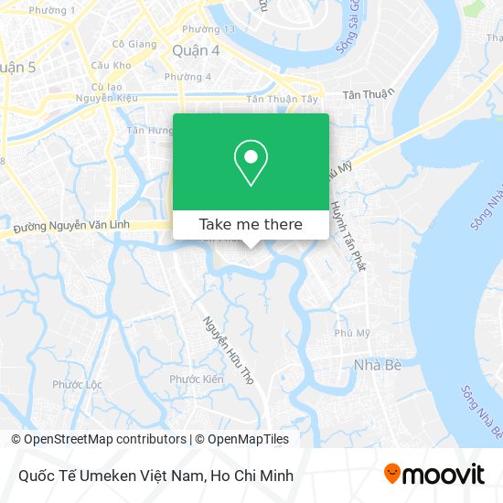 Quốc Tế Umeken Việt Nam map