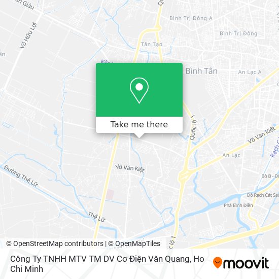 Công Ty TNHH MTV TM DV Cơ Điện Văn Quang map