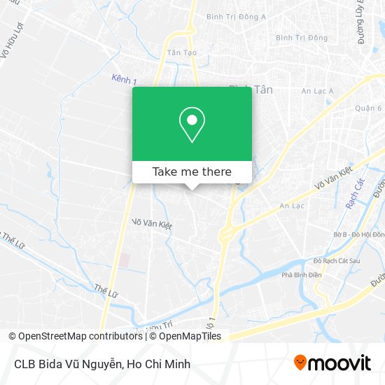 CLB Bida Vũ Nguyễn map