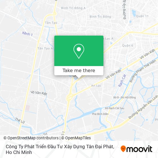 Công Ty Phát Triển Đầu Tư Xây Dựng Tân Đại Phát map