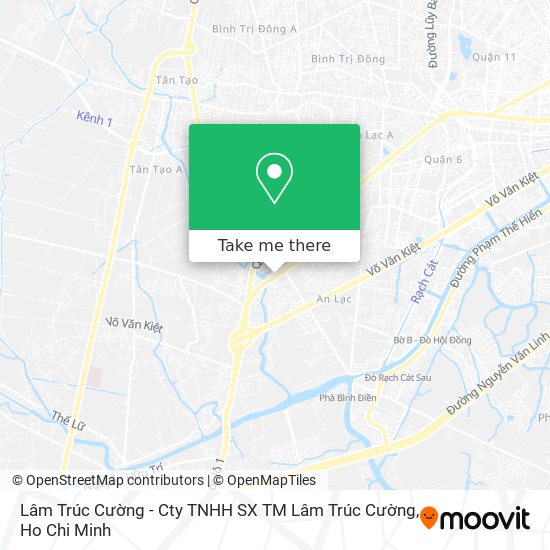 Lâm Trúc Cường - Cty TNHH SX TM Lâm Trúc Cường map