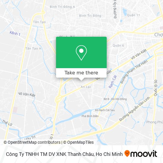 Công Ty TNHH TM DV XNK Thanh Châu map