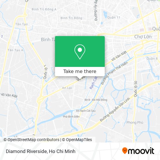 Diamond Riverside map