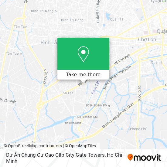 Dự Án Chung Cư Cao Cấp City Gate Towers map