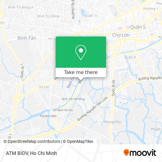 ATM BIDV map