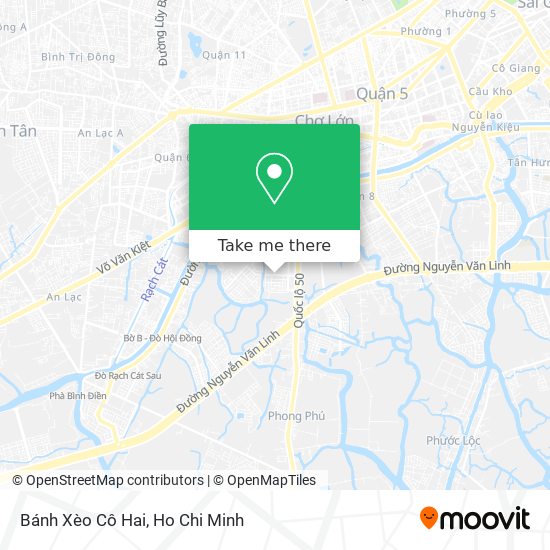 Bánh Xèo Cô Hai map