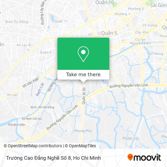 Trường Cao Đẳng Nghề Số 8 map