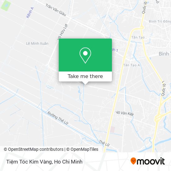 Tiệm Tóc Kim Vàng map