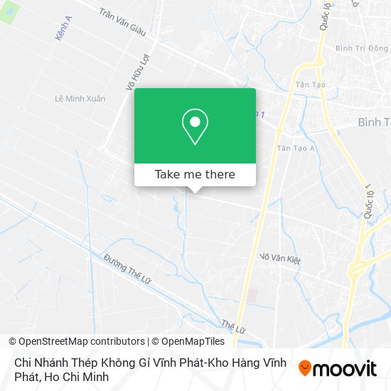 Chi Nhánh Thép Không Gỉ Vĩnh Phát-Kho Hàng Vĩnh Phát map