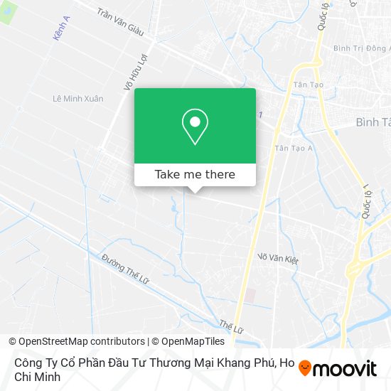 Công Ty Cổ Phần Đầu Tư Thương Mại Khang Phú map