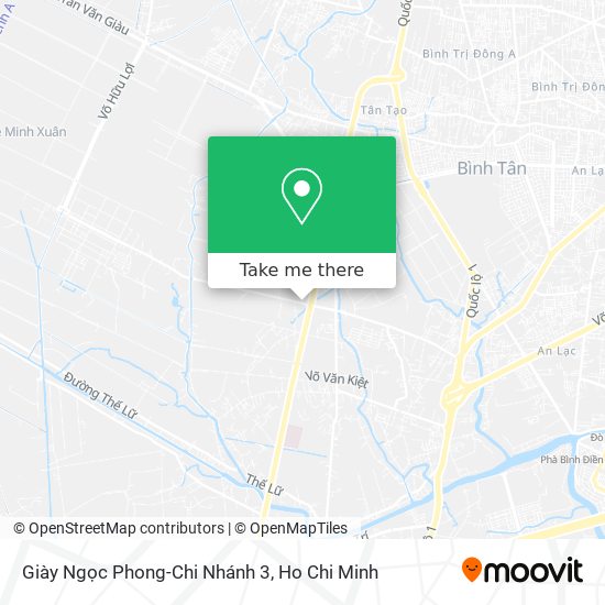 Giày Ngọc Phong-Chi Nhánh 3 map