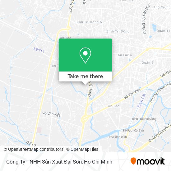 Công Ty TNHH Sản Xuất Đại Sơn map