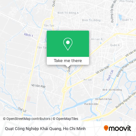 Quạt Công Nghiệp Khải Quang map