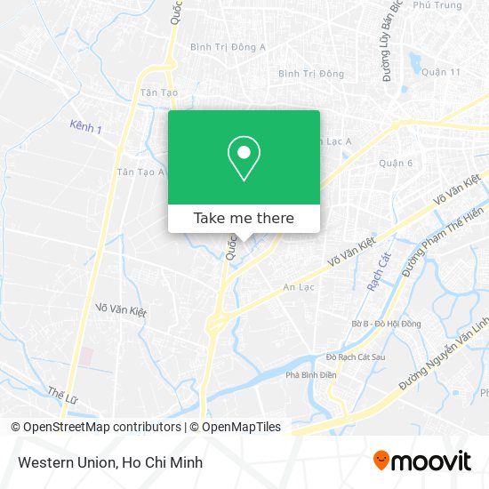 Western Union map