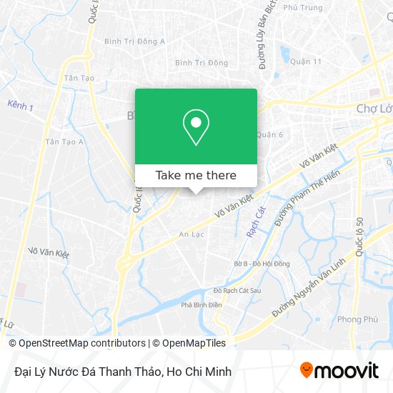 Đại Lý Nước Đá Thanh Thảo map