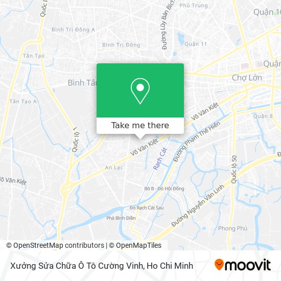 Xưởng Sửa Chữa Ô Tô Cường Vinh map