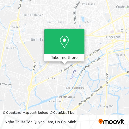 Nghệ Thuật Tóc Quỳnh Lâm map