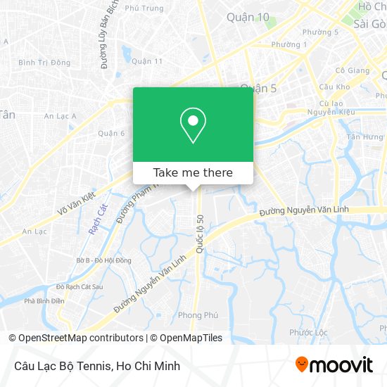 Câu Lạc Bộ Tennis map