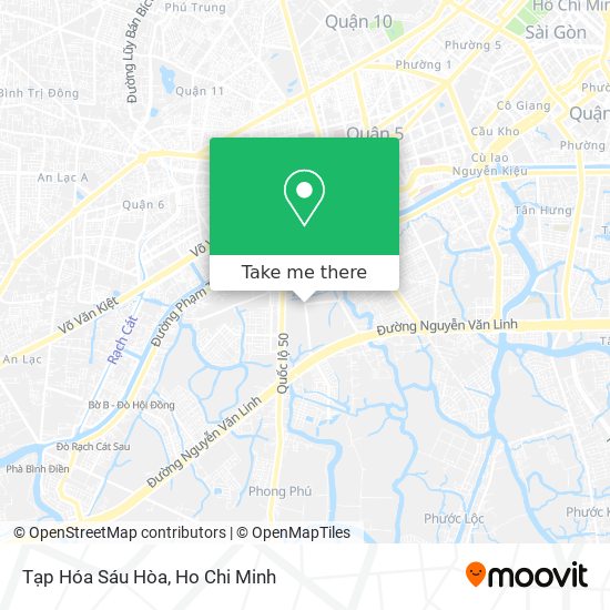 Tạp Hóa Sáu Hòa map