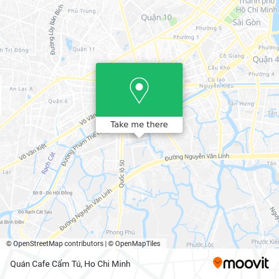 Quán Cafe Cẩm Tú map